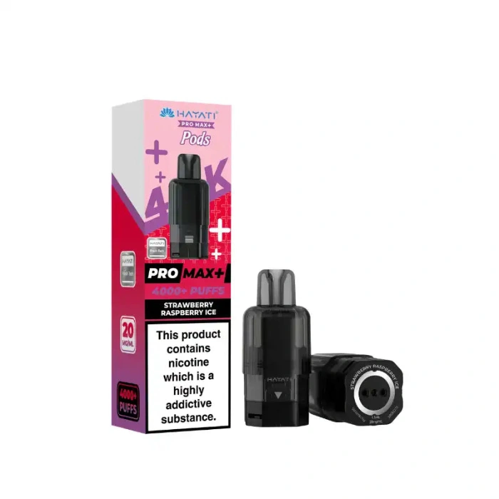 Strawberry Raspberry Ice Hayati Pro Max Plus 4K Prefilled Pod
